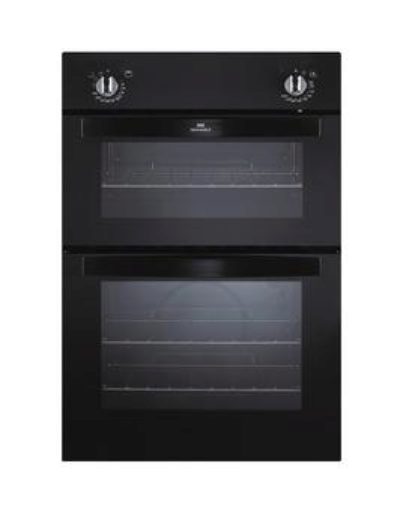 New World Nw901Do 90Cm Built-In Fanned Electric Double Oven - Black
